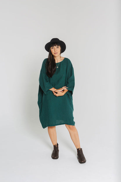 Chérie Linen Tunic Dress - Montaigne Paris