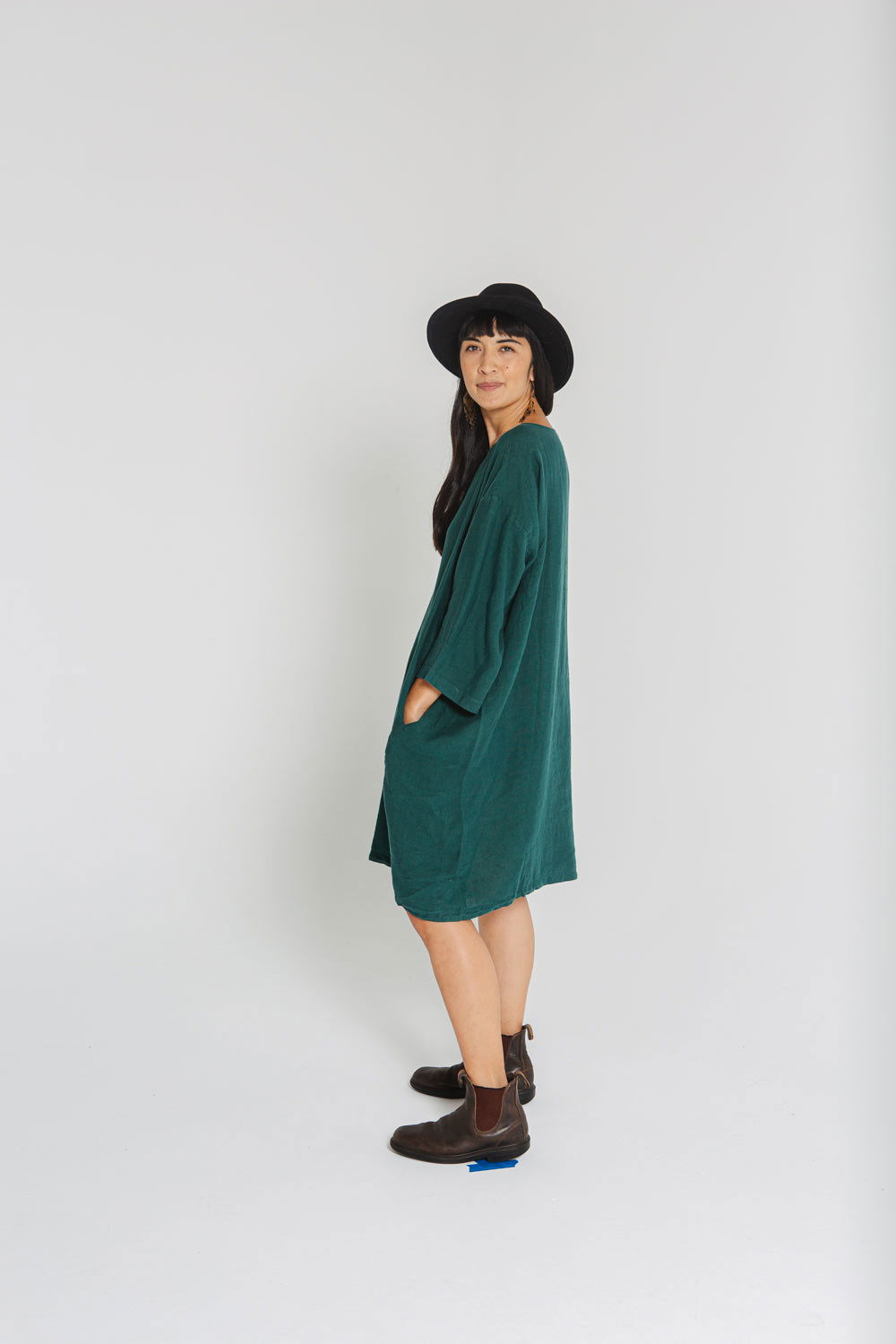 Chérie Linen Tunic Dress - Montaigne Paris