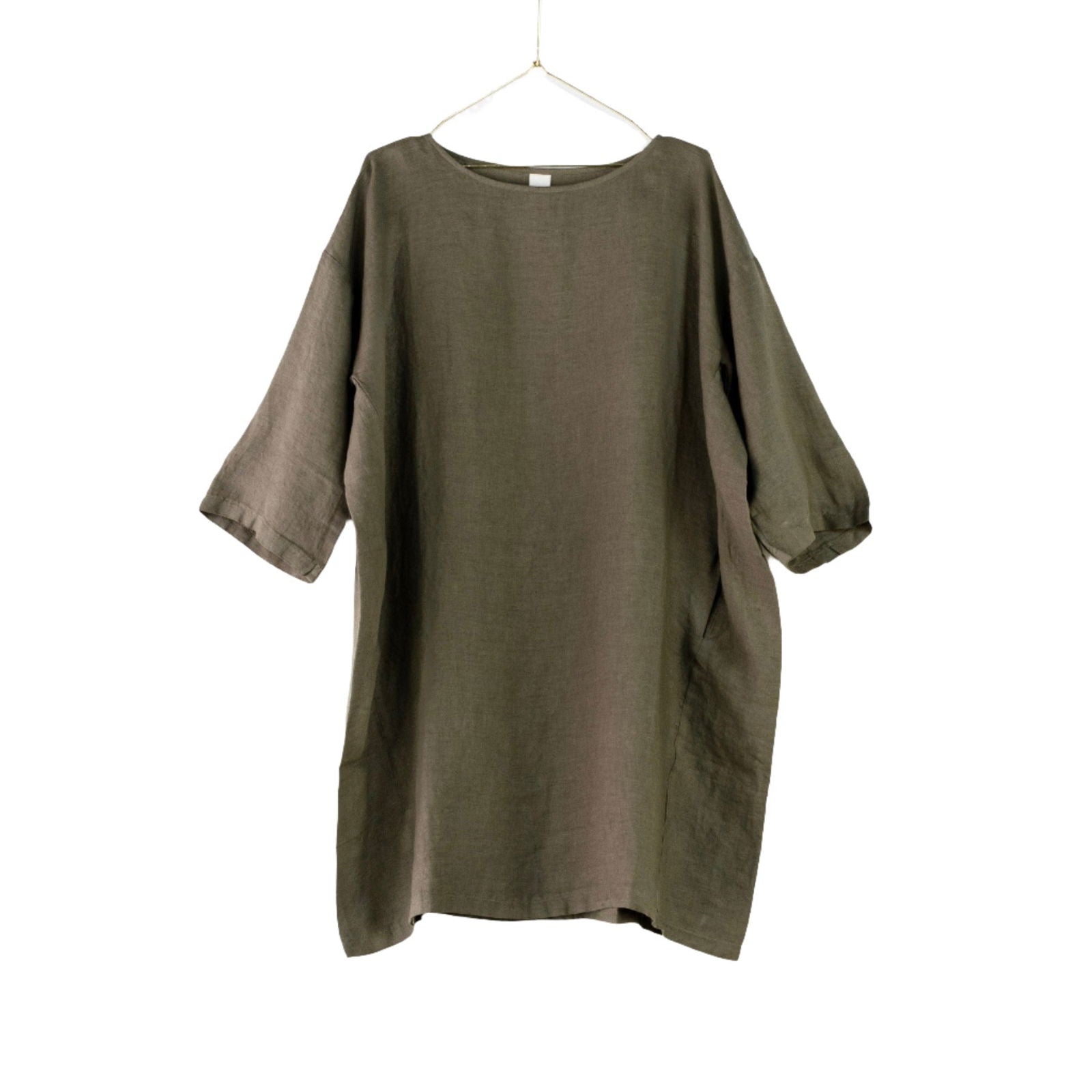 Chérie Linen Tunic Dress - Montaigne Paris