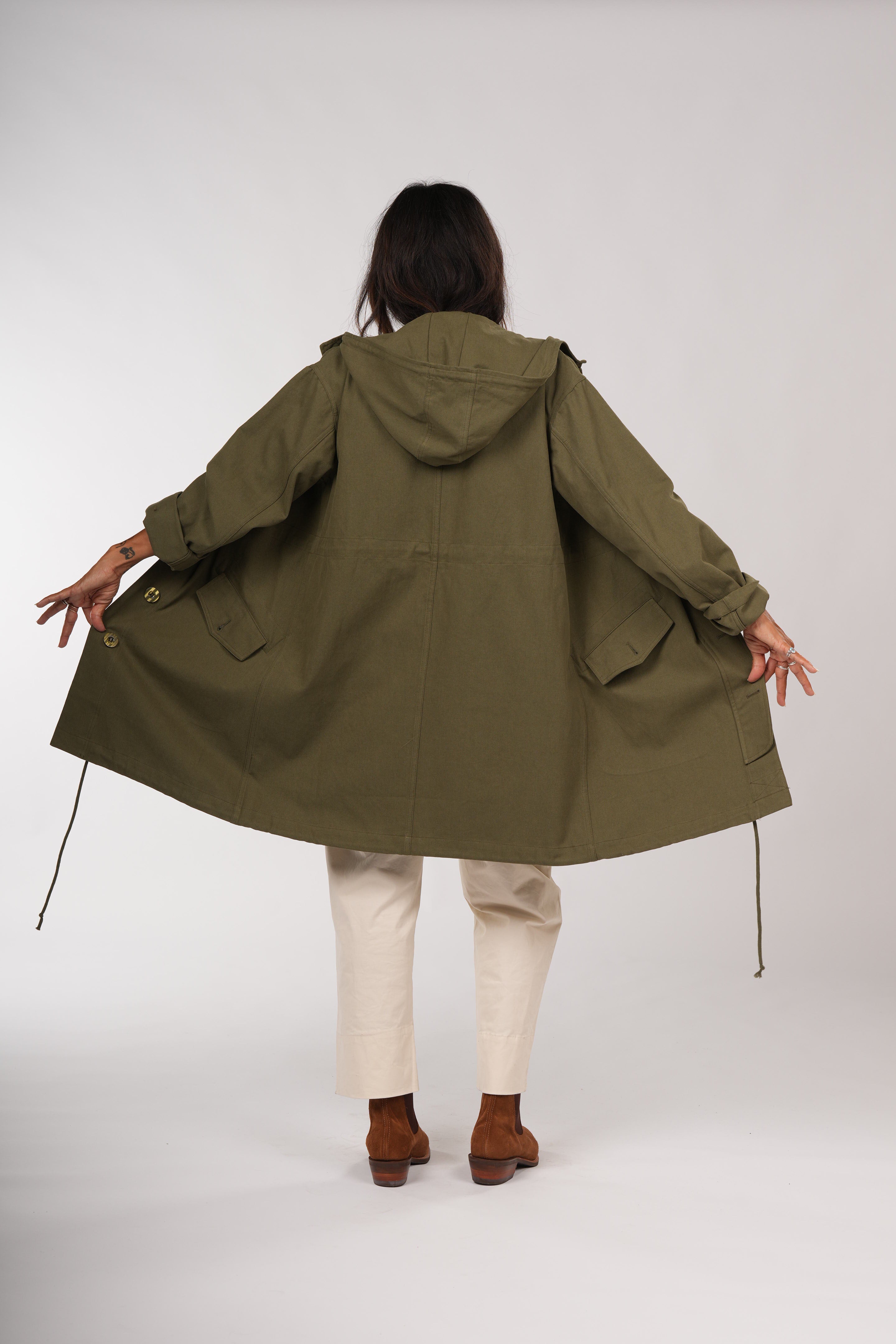 Isobel Cotton Drill OverCoat