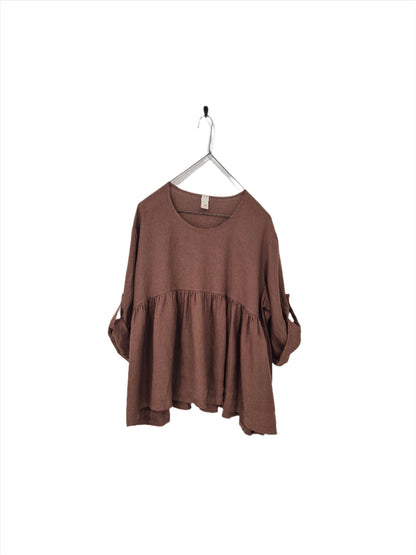 Gaugin Linen Top - Montaigne Paris