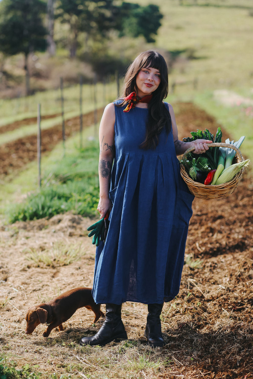 Sartène Linen Summer Dress