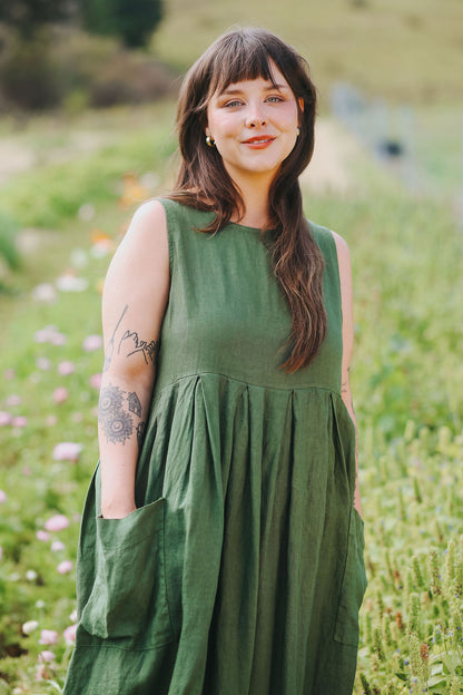 Sartène Linen Summer Dress