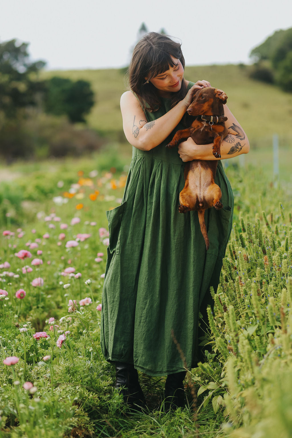 Sartène Linen Summer Dress