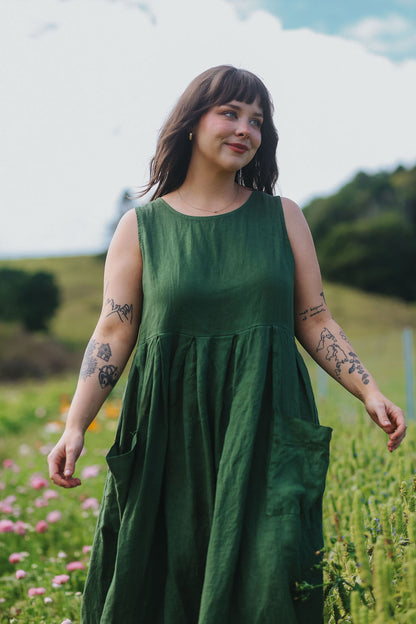 Sartène Linen Summer Dress