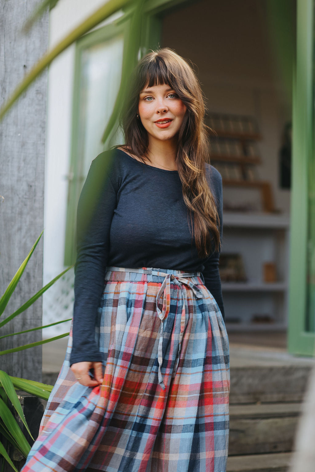Perry Linen Jersey Top