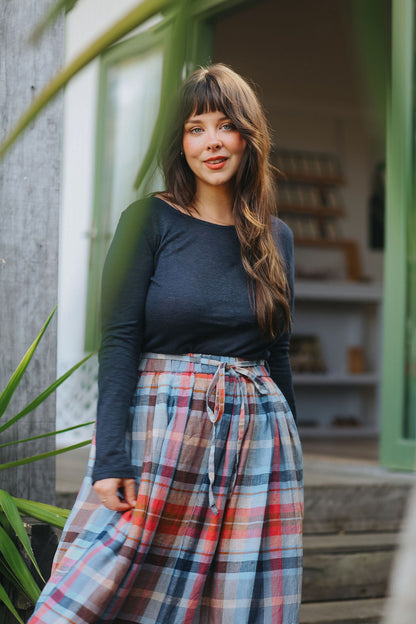 Perry Linen Jersey Top