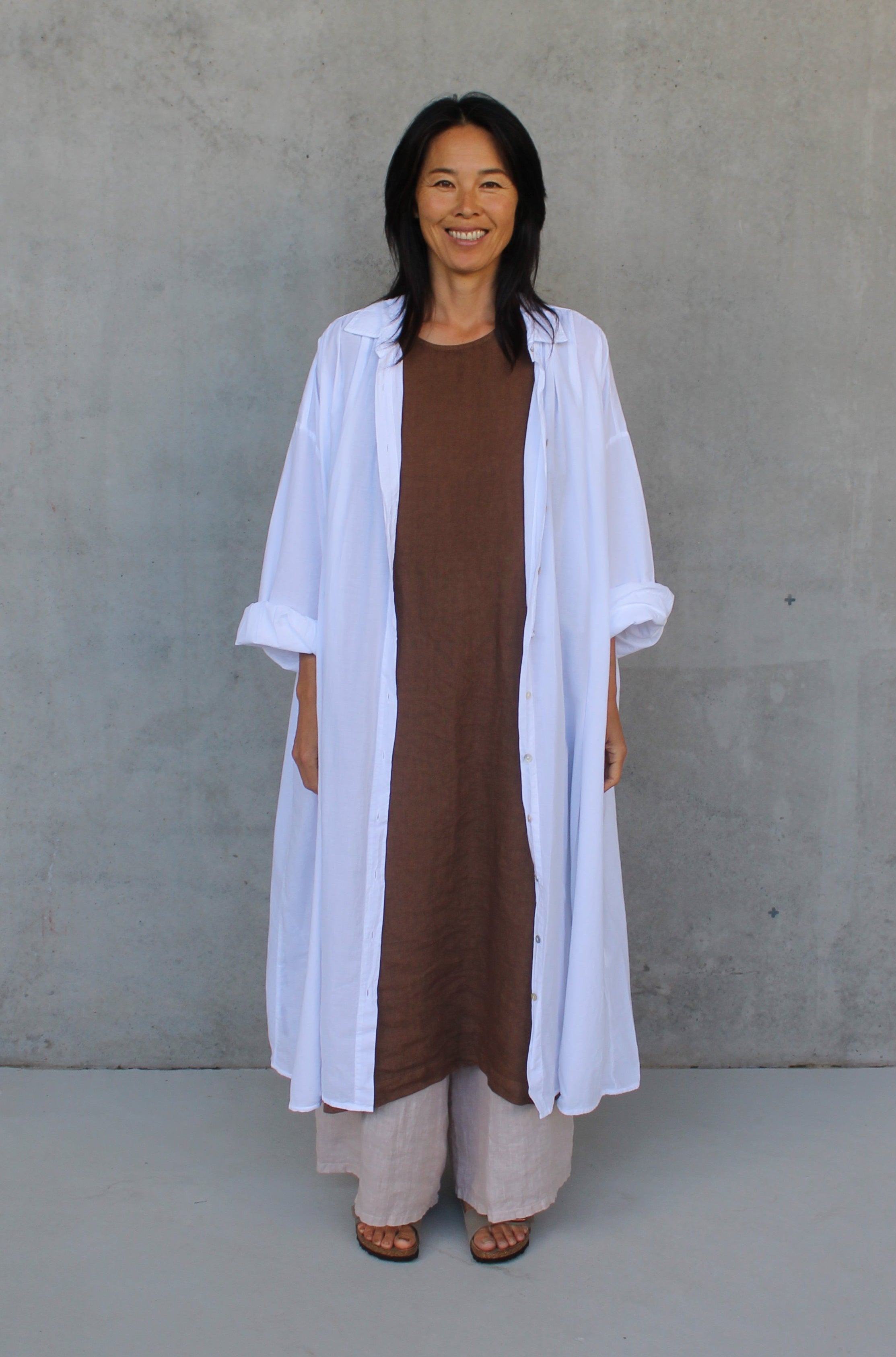 Frederic Oversized Cotton Shirt Dress