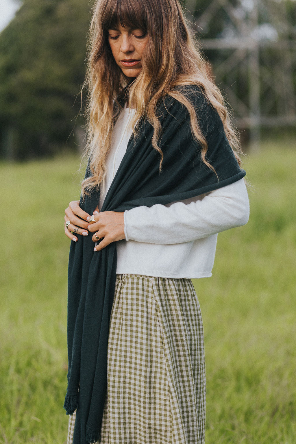 Merino Wrap / Scarf – 100% Australian Merino Wool Shawl