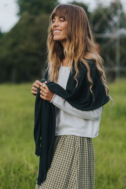 Merino Wrap / Scarf – 100% Australian Merino Wool Shawl