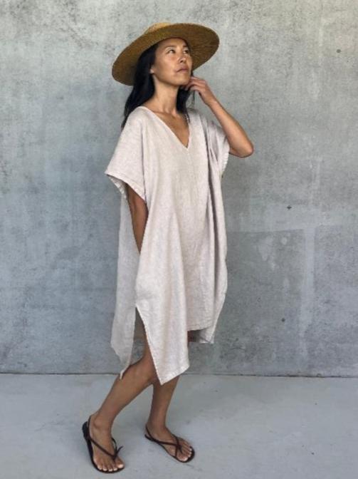 Jacqueline Linen Kaftan