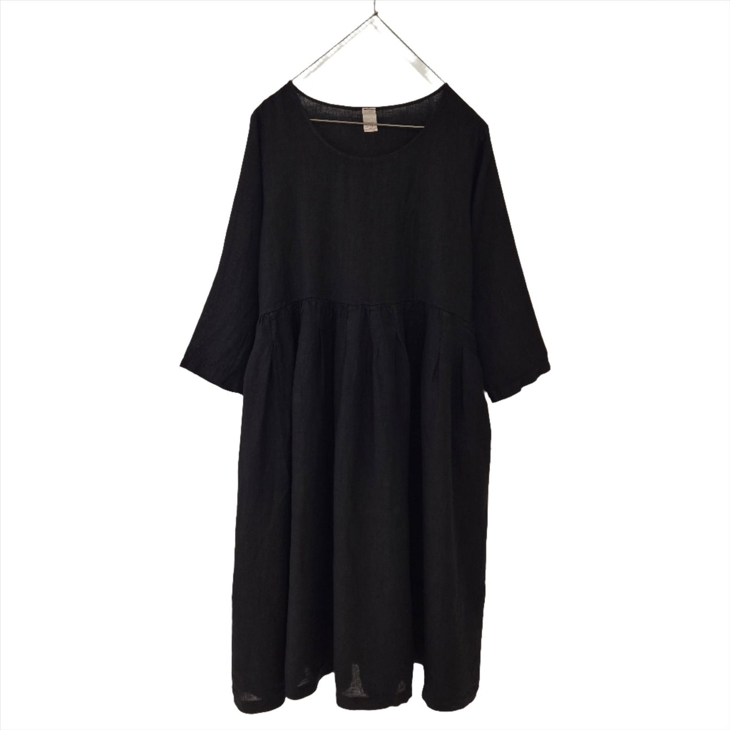 Journee Baggy Linen Dress - Montaigne Paris