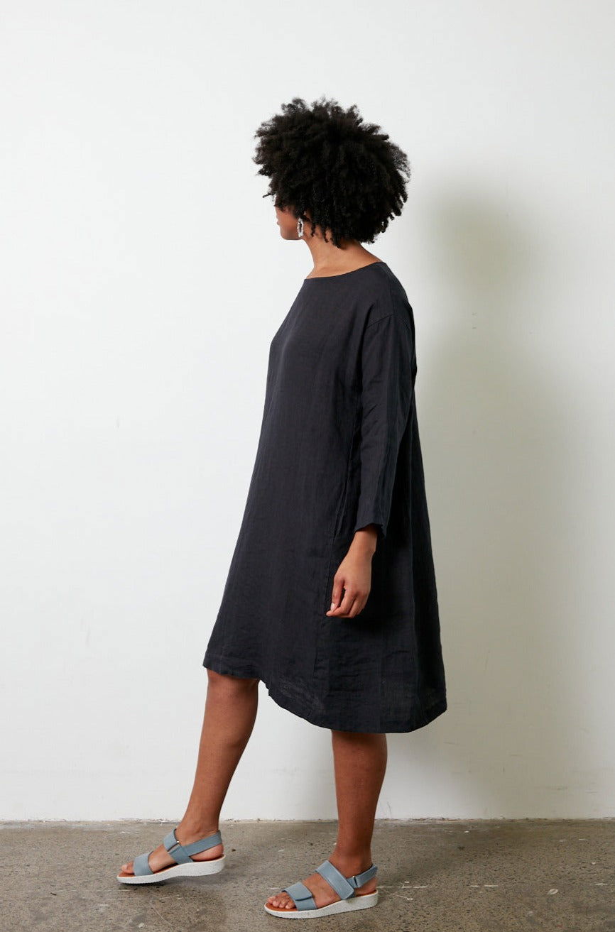 Liberte Linen Swing Dress - Montaigne Paris