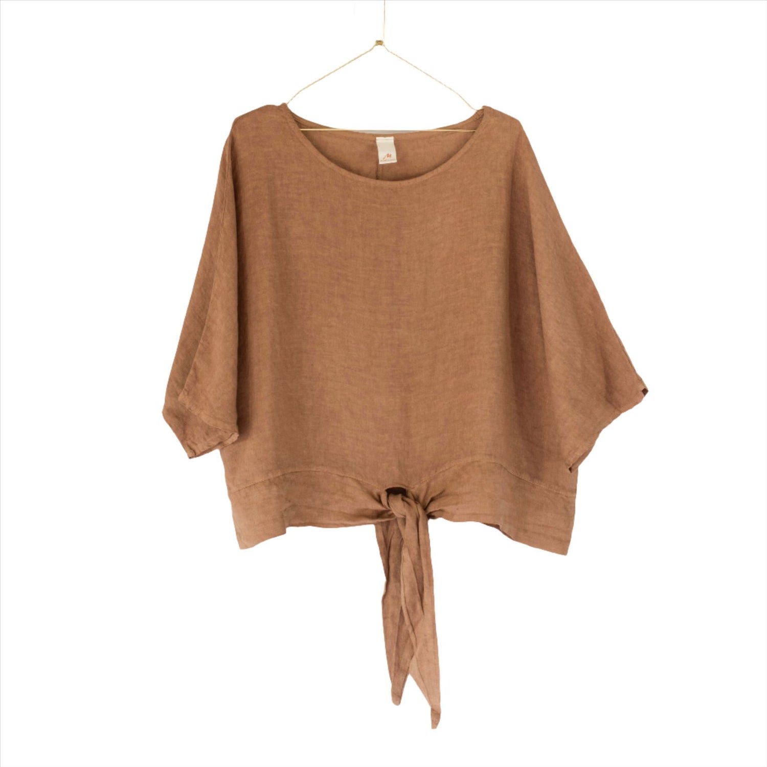 Linen Boxy Top - Montaigne Paris