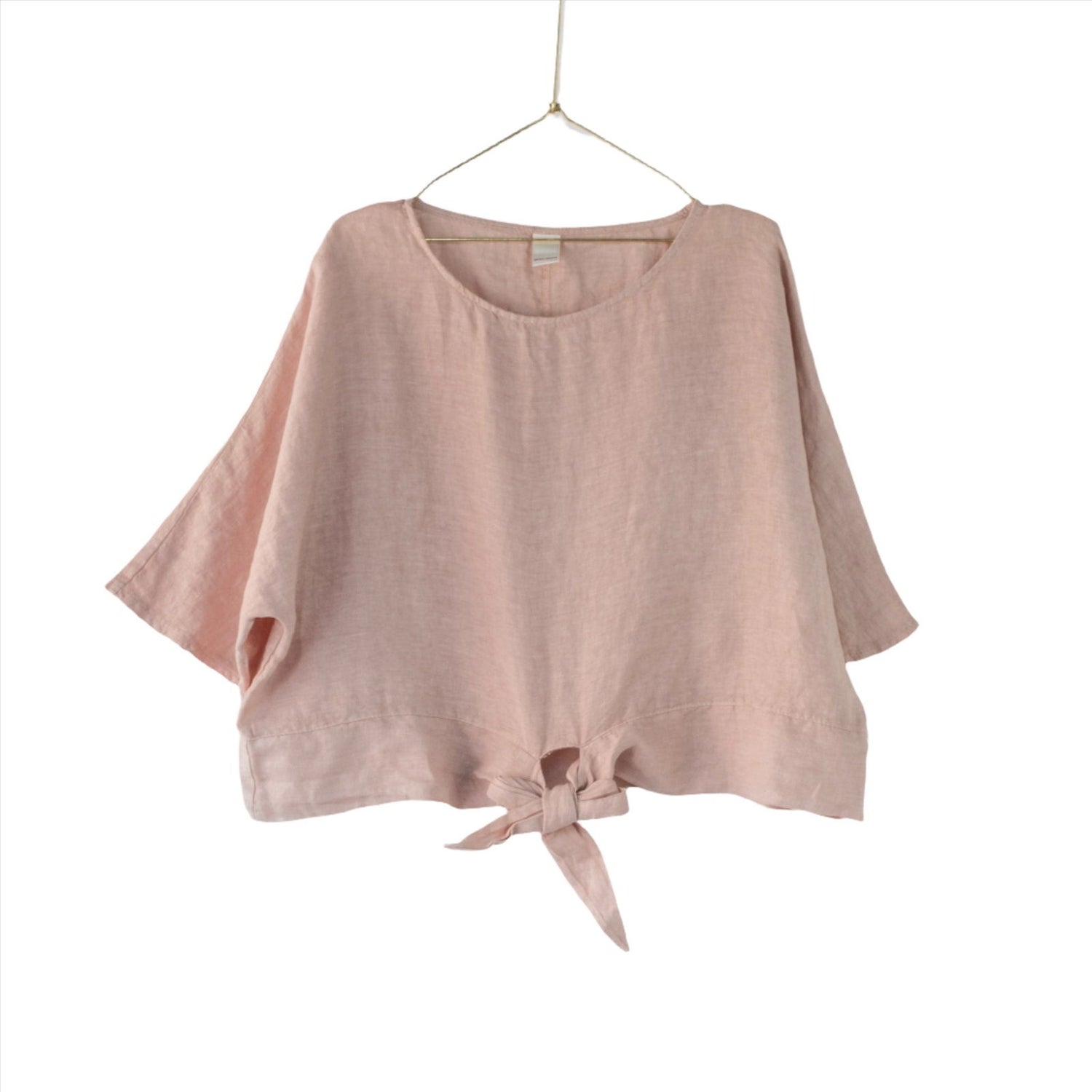 Linen Boxy Top - Montaigne Paris