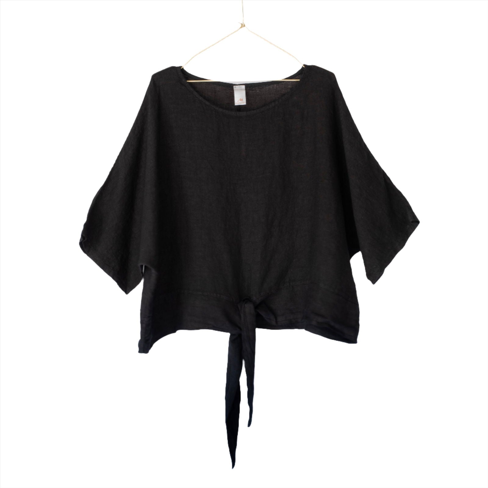 Linen Boxy Top - Montaigne Paris