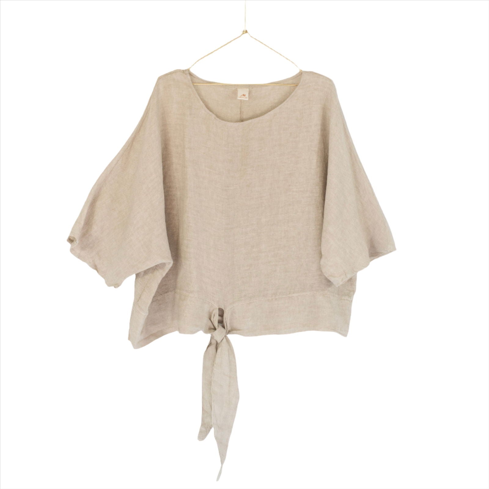 Linen Boxy Top - Montaigne Paris