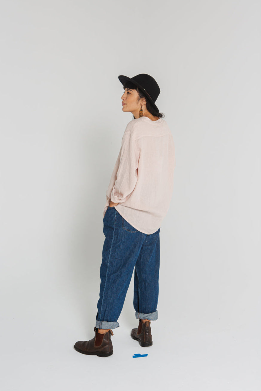 Beauvoir Long Sleeve Linen Shirt