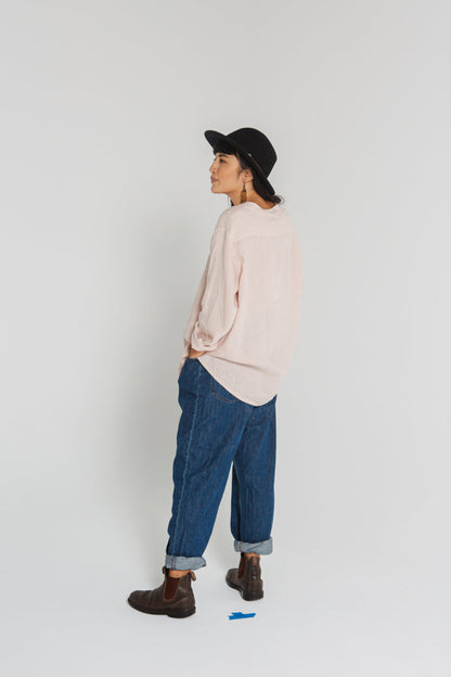 Beauvoir Long Sleeve Linen Shirt