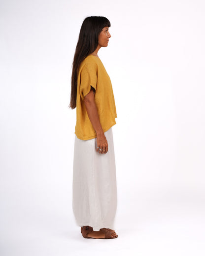 Lee Linen Short Sleeve Top