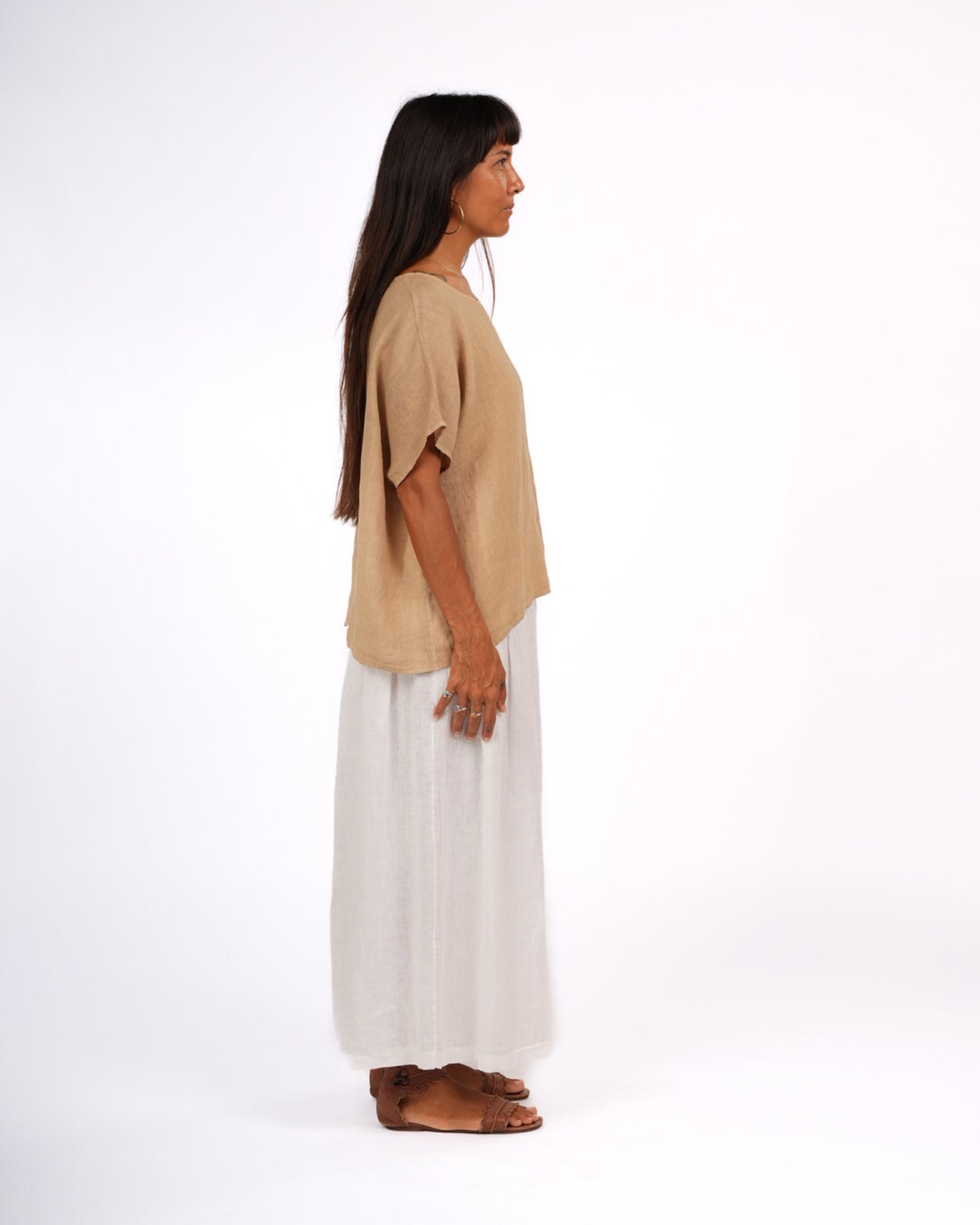 Lee Linen Short Sleeve Top
