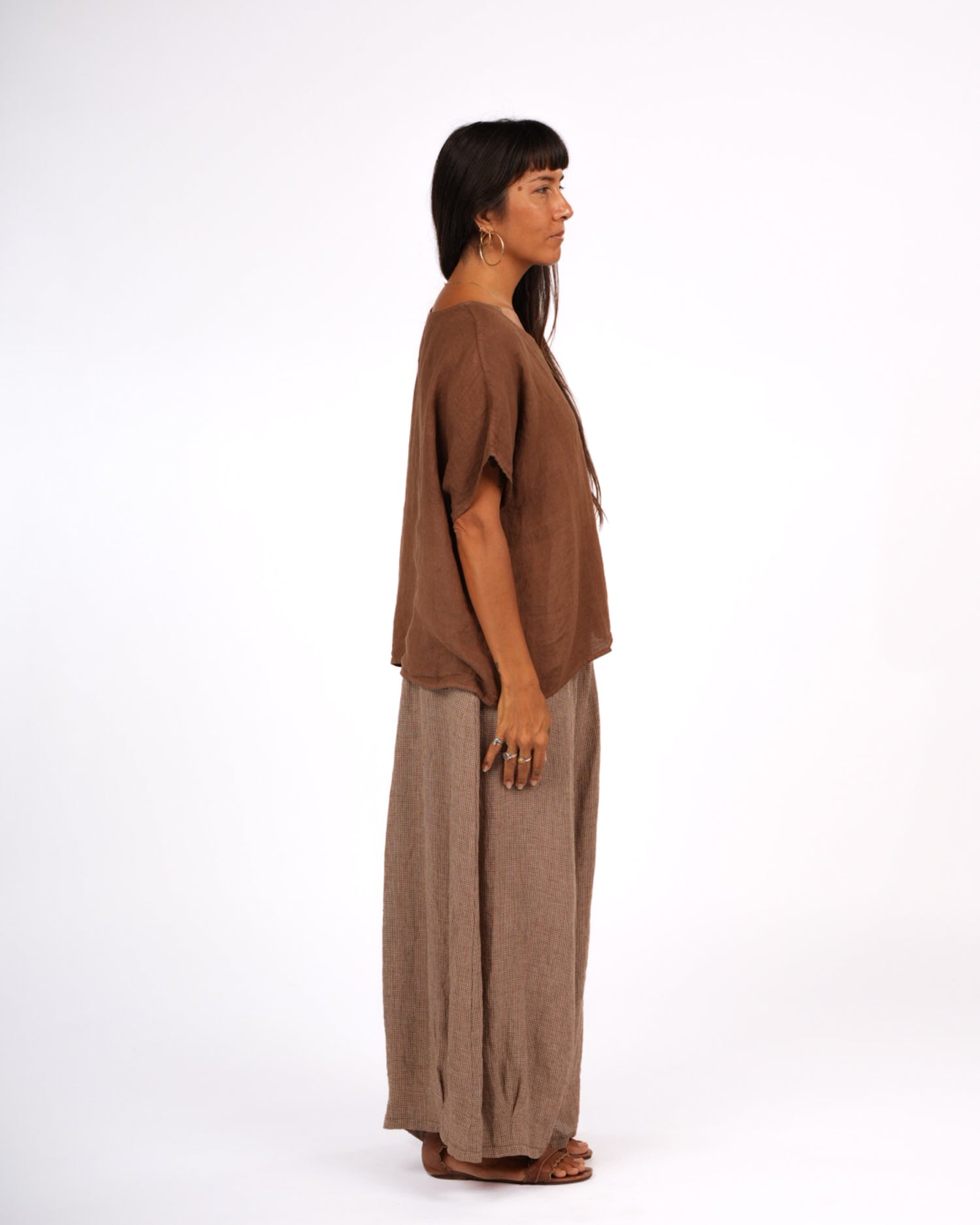 Lee Linen Short Sleeve Top