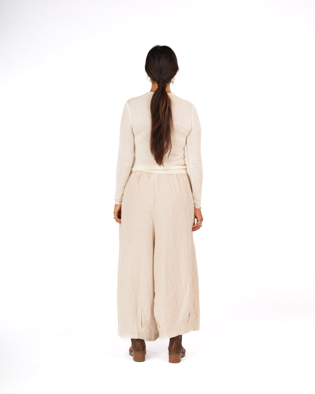 Essential Superfine Lambswool Mock Neck Top