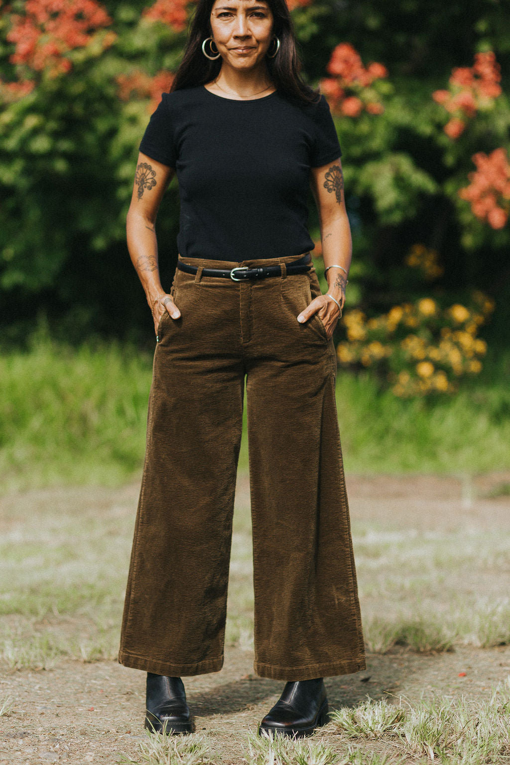 Montaigne Essential Rib Cotton T-Shirt Black 6