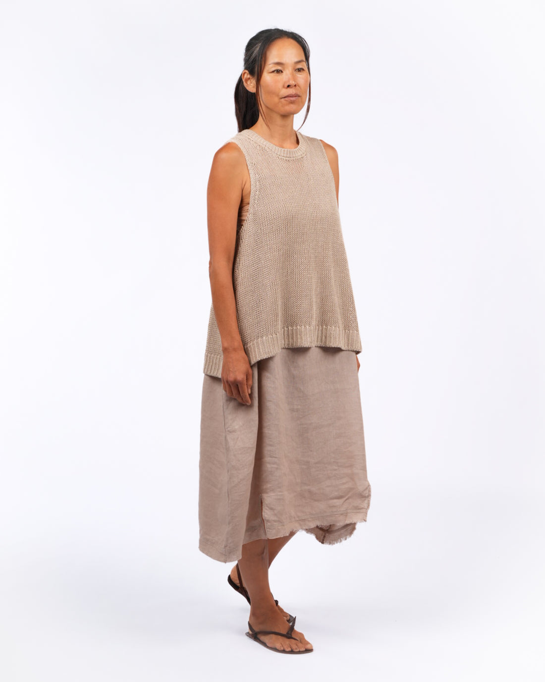 Knitted Linen Singlet