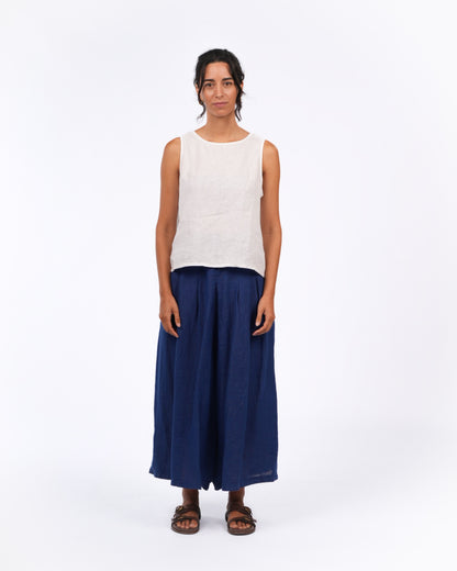 Solid Linen Culottes