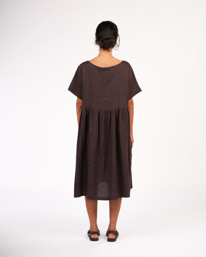 Juni French Linen Summer Staple Dress