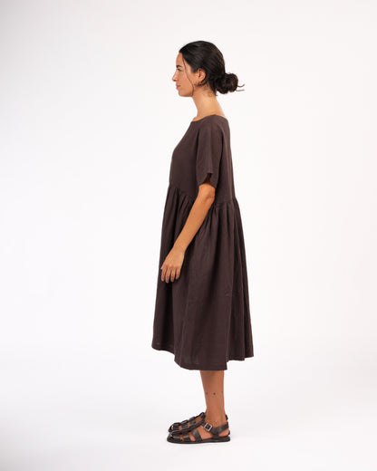 Juni French Linen Summer Staple Dress