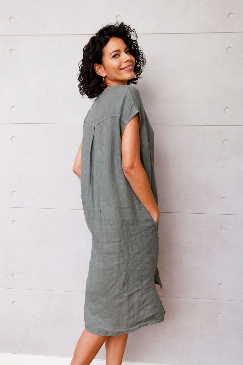 Ocèane Linen Dress - Montaigne Paris