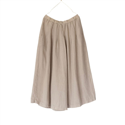 Solid Linen Culottes - Montaigne Paris