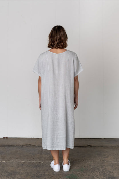 Zuri Linen Pocket Dress - Montaigne Paris