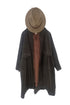 Frederic x Montaigne Pissarro Longline Velvet Coat Chocolate