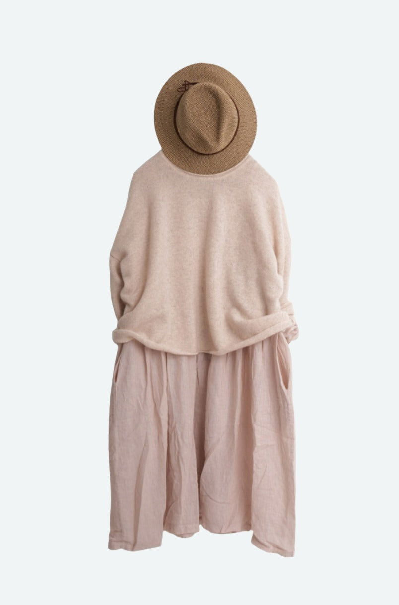 Montaigne 100% New Zealand Lambswool Jumper Baby Pink2