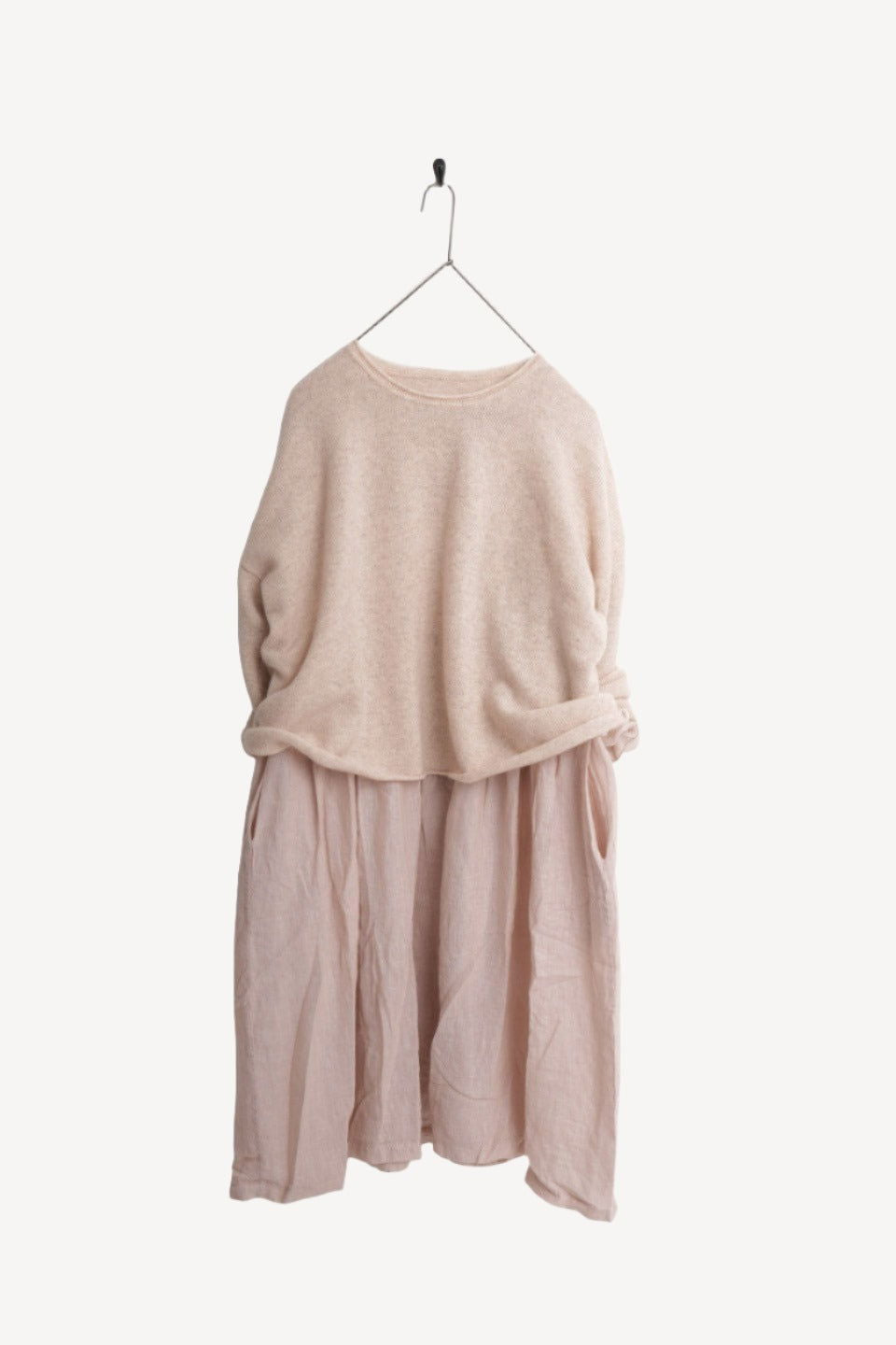 Montaigne 100% New Zealand Lambswool Jumper Baby Pink3