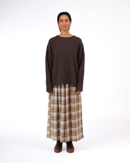 Montaigne 100% New Zealand Lambswool Jumper Coffee1