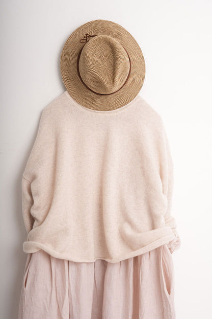 Montaigne 100% New Zealand Lambswool Jumper Soft Rose6