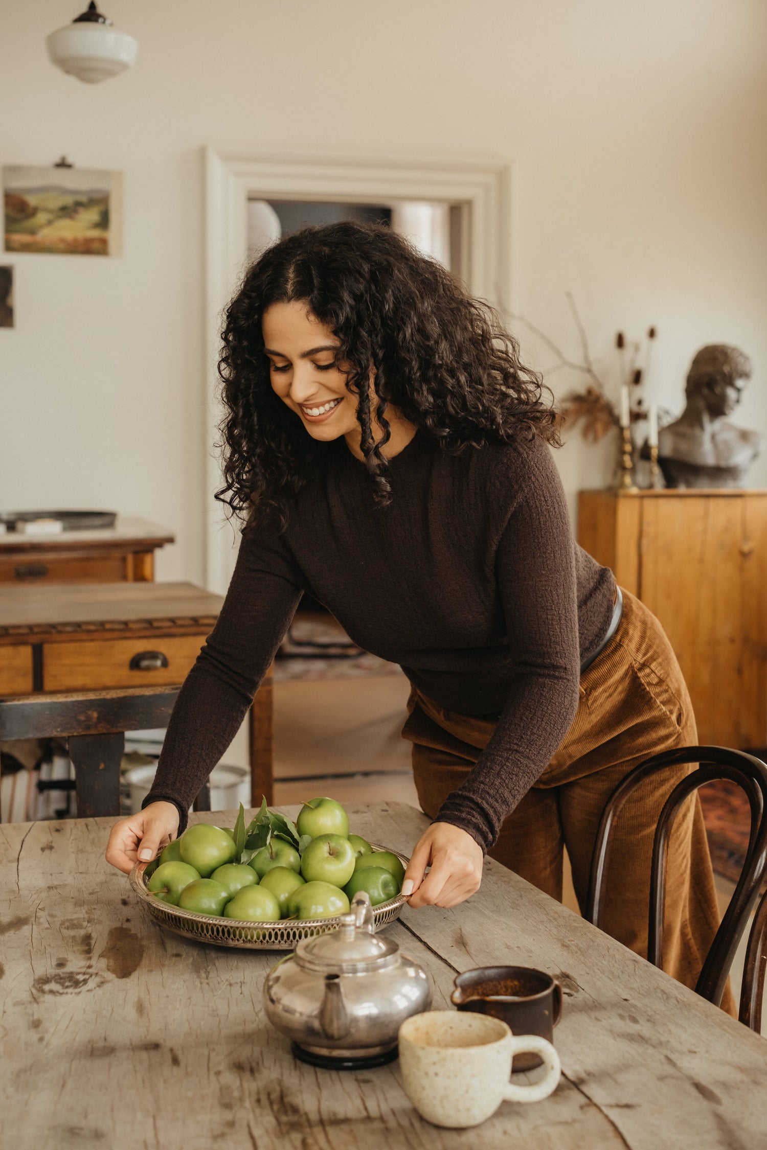 Essential Superfine Lambswool Mock Neck Top