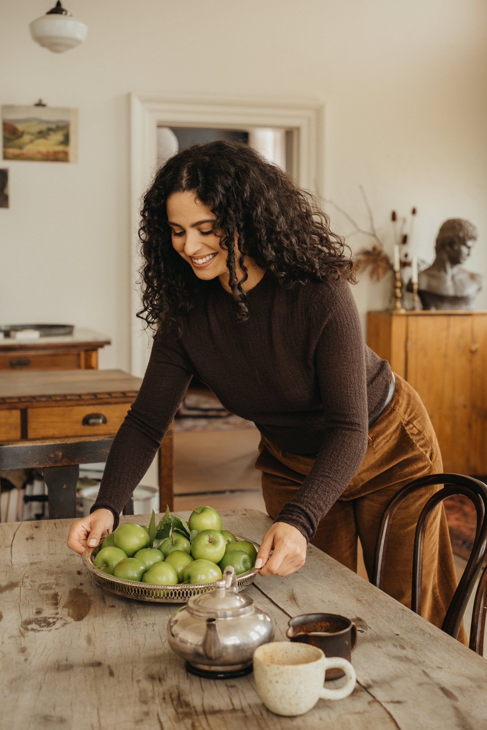 Essential Superfine Lambswool Mock Neck Top