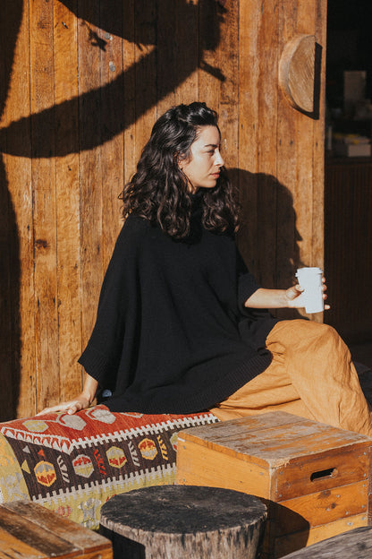 Agnès 100% New Zealand Lambswool Poncho