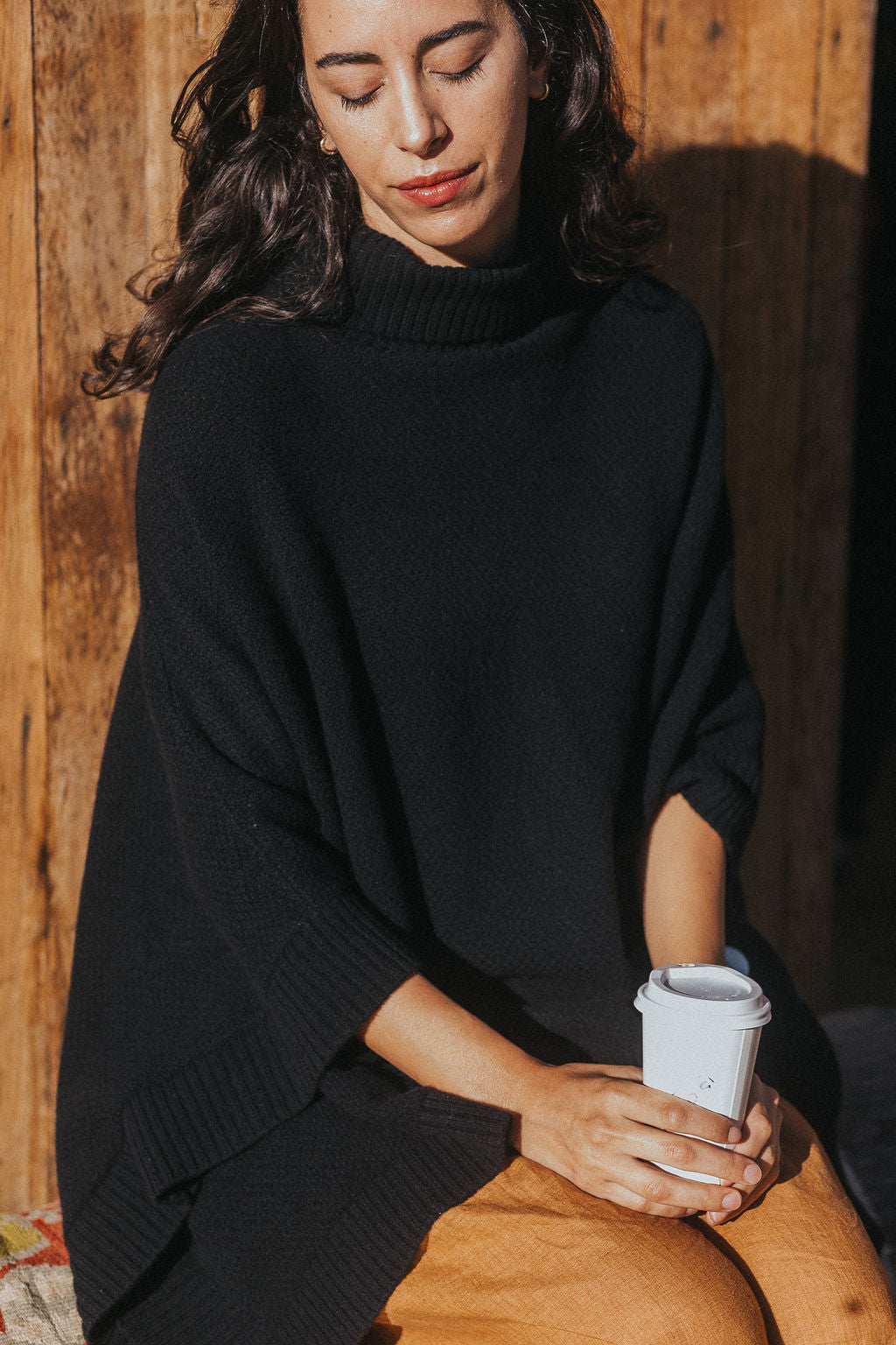 Agnès 100% New Zealand Lambswool Poncho