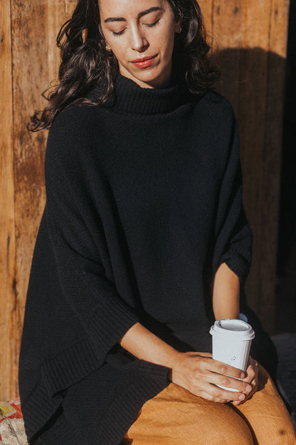 Agnès 100% New Zealand Lambswool Poncho