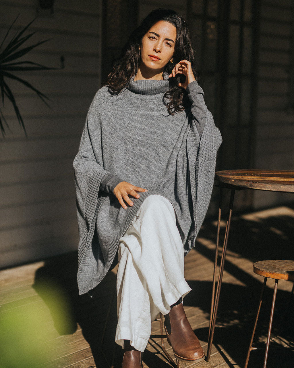 Agnès 100% New Zealand Lambswool Poncho