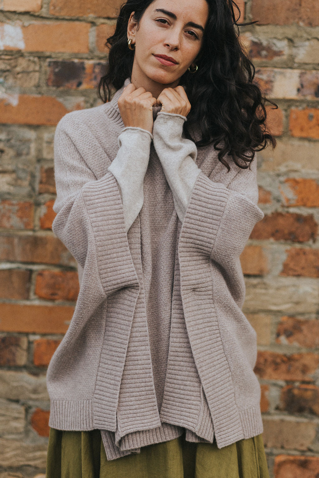 Agnès 100% New Zealand Lambswool Poncho