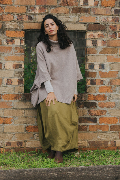 Agnès 100% New Zealand Lambswool Poncho
