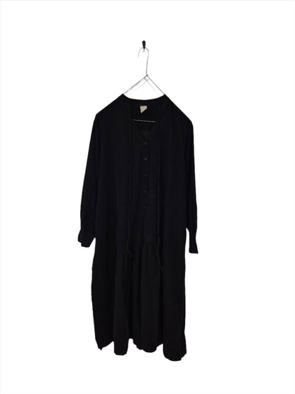 Montaigne Alice Corduroy Dress Black