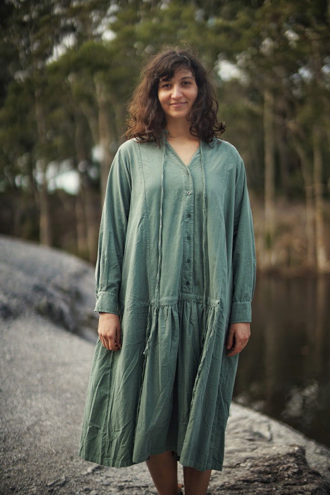 Montaigne Alice Corduroy Dress Khaki